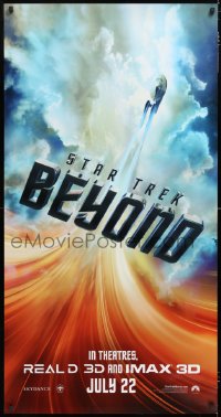 9x250 STAR TREK BEYOND DS 26x50 special poster 2016 image of the Starship Enterprise in flight!