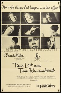 9x077 TIME LOST & TIME REMEMBERED half subway 1966 Sarah Miles, things that happen in an affair!