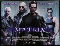 9x196 MATRIX subway poster 1999 Keanu Reeves, Carrie-Anne Moss, Laurence Fishburne, Wachowskis!