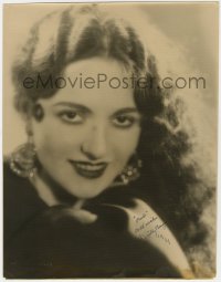 9y177 DOROTHY BURGESS signed deluxe 10.5x13.5 still 1931 great smiling portrait by Melbourne Spurr!
