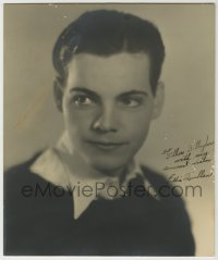 9y180 EDDIE QUILLAN signed 10x12 still 1920s head & shoulders portrait of the baby-faced comedian!