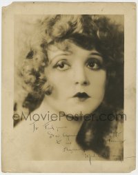 9y184 MADGE BELLAMY signed 11x14 still 1920s glamorous portrait of the silent star by Hommel!