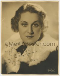 9y193 VIVIENNE DELLA CHIESA signed deluxe 11x14 still 1940s the opera singer by Maurice Seymour!