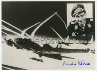 9y835 ARMIN KOHLER signed 6.75x9.25 REPRO still 1980s the World War II Nazi German fighter pilot!