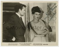 9y397 AVA GARDNER signed 8x10 still 1948 close up with Robert Walker in One Touch of Venus!