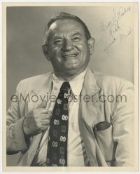 9y403 BERNARD GORCEY signed deluxe 8x10 still 1950s great smiling portrait later in his career!