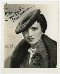 9y405 BESS FLOWERS signed 8x10 still 1937 portrait from The Awful Truth, she was in 826 movies!
