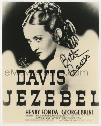 9y842 BETTE DAVIS signed 8x10 REPRO still 1980s great image of a Jezebel poster!