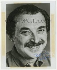 9y845 BILL MACY signed 8x10 REPRO still 1980s great smiling portrait of Walter from Maude!