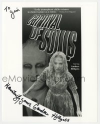 9y851 CANDACE HILLIGOSS signed 8x10 REPRO still 1990s on a great ad from Carnival of Souls!