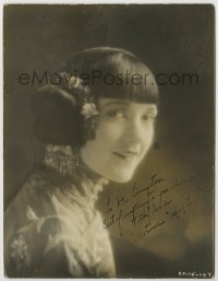 9y432 CONSTANCE TALMADGE signed 7.25x9.5 still 1922 portrait in Asian costume for East is West!