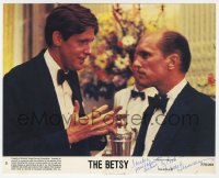 9y456 EDWARD HERRMANN signed 8x10 mini LC #2 1977 close up with Robert Duvall in The Betsy!