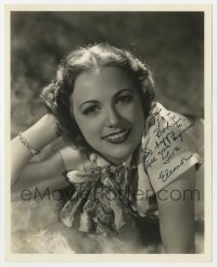 9y458 ELEANOR POWELL signed deluxe 7.75x9.5 still 1936 smiling portrait in Born to Dance by Allan!