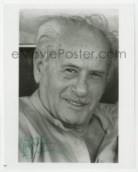 9y876 ELI WALLACH signed 8x10 REPRO 1990s great close portrait later in his career!