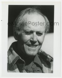 9y891 HENRY FONDA signed 8x10 REPRO still 1980s head & shoulders portrait late in his career!