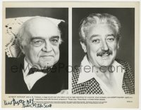 9y483 HERBERT BERGHOF signed 8x10 still 1980 split image with Joseph Maher in Those Lips Those Eyes!