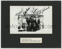 9y210 INDIANAPOLIS 500 signed 7x10 REPRO in 11x14 matted display 1980s by SIX racing greats!