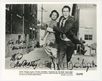 9y892 INVASION OF THE BODY SNATCHERS signed 8x10 REPRO still 1956 by Kevin McCarthy AND Dana Wynter!