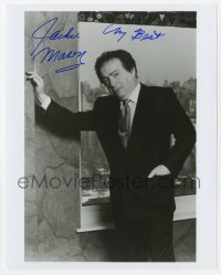 9y895 JACKIE MASON signed 8x10 REPRO still 1980s posed portrait of the stand-up comedian!