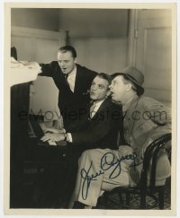 9y493 JAMES CAGNEY signed 8x10 still 1933 candid singing Sweet Adeline with brother & director!