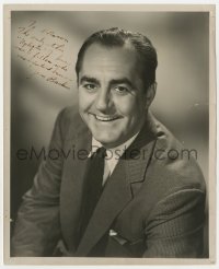 9y506 JIM BACKUS signed 8x10 still 1950s great smiling portrait way before Gilligan's Island star!