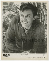 9y735 JIMMY DEAN signed deluxe 8x10 music publicity still 1960s the country singer before sausages!