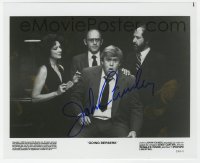 9y516 JOHN CANDY signed 8x9.75 still 1983 with Richard Libertini, Carter & House in Going Berserk!