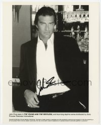 9y518 JOHN ENOS III signed TV deluxe 8x10 still 2003 portrait of The Young and the Restless star!
