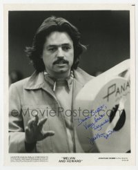 9y528 JONATHAN DEMME signed 8x9.75 still 1980 candid directing on the set of Melvin and Howard!