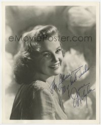 9y532 JUNE ALLYSON signed deluxe 8x10 still 1940s pretty smiling portrait of the leading lady!