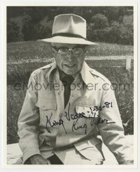 9y918 KING VIDOR signed 8x10 REPRO still 1981 the legendary director near the end of his career!