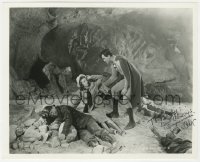 9y920 KIRK ALYN signed 8x10 REPRO still 1970s in costume as Superman rescuing Noel Neill in cave!