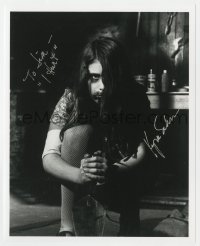 9y923 KYRA SCHON signed 8x10 REPRO still 1999 creepy zombie portrait from Night of the Living Dead!