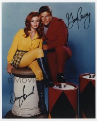 9y796 LAND OF THE GIANTS signed color 8x10 REPRO still 1968 by BOTH Gary Conway AND Deanna Lund!