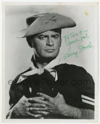 9y544 LARRY STORCH signed 8x10 still 1960s great posed portrait as Agarn from TV's F Troop!