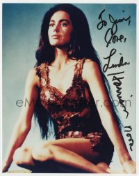 9y798 LINDA HARRISON signed color 8x10 REPRO still 2000 sexy Nova from Planet of the Apes!