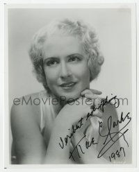 9y940 MAE CLARKE signed 8x10 REPRO still 1987 head & shoulders portrait of the Public Enemy actress!