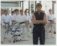 9y802 MARTIN KOVE signed color 8x10 REPRO still 2012 great image as Kreese in The Karate Kid series!