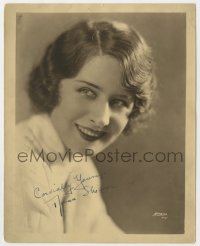 9y574 NORMA SHEARER signed deluxe 8x10 still 1920s beautiful young smiling portrait by Apeda!