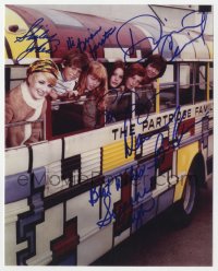 9y805 PARTRIDGE FAMILY signed color 8x10 REPRO still 1970s by ALL 6 stars including Cassidy & Jones!