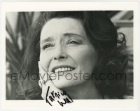 9y958 PATRICIA NEAL signed 8x10 REPRO still 1980s super close portrait later in her career!
