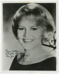 9y961 PEGGY LEE signed 8x10 REPRO still 1970s great head & shoulders smiling portrait!