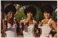 9y231 PEPSI UH-HUH GIRLS signed color 8x12 REPRO still 1990s by Darlene, Gretchen AND Meilani!