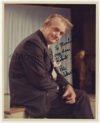 9y810 RED SKELTON signed color 8x10 REPRO still 1968 great seated portrait later in his career!