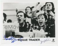 9y591 ROGUE TRADER signed 8x10 still 1999 by BOTH Ewan McGregor AND Dearden, trading room scene!