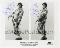 9y594 ROY 'CHUBBY' BROWN signed 8x10 still 1988 Chubby Goes Down Under and Other Sticky Regions!