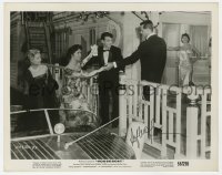 9y600 SOPHIA LOREN signed 8x10.25 still 1958 glaring at Cary Grant greeting women in Houseboat!
