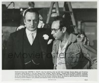 9y604 STANLEY DONEN signed 8x9.5 still 1978 great candid with George C. Scott making Movie Movie!