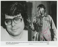 9y606 STEPHEN KING signed 7.5x9.5 still 1986 double debut as actor & screenwriter in Creepshow!