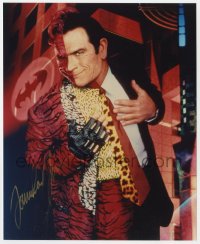 9y819 TOMMY LEE JONES signed color 8x10 REPRO still 2000s portrait as Two-Face in Batman Forever!